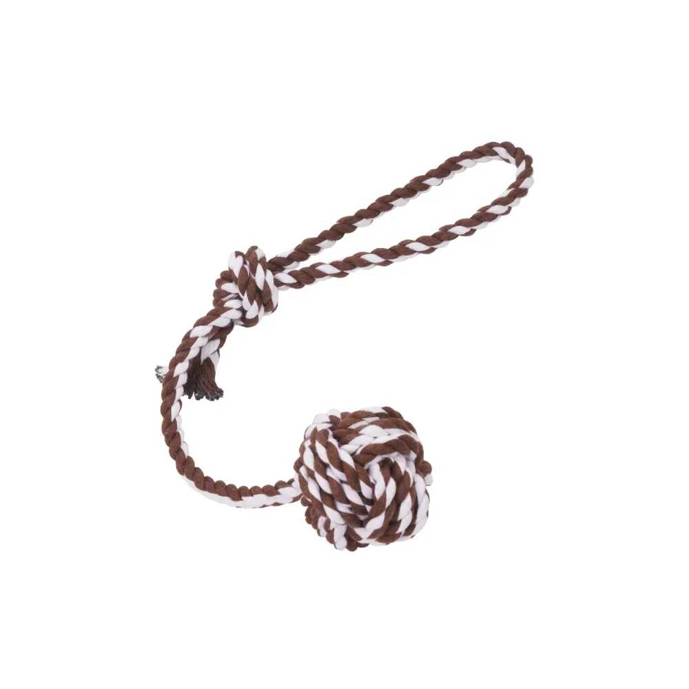 Hundespielzeug Tau Knoten mit Schlaufe 30 cm
