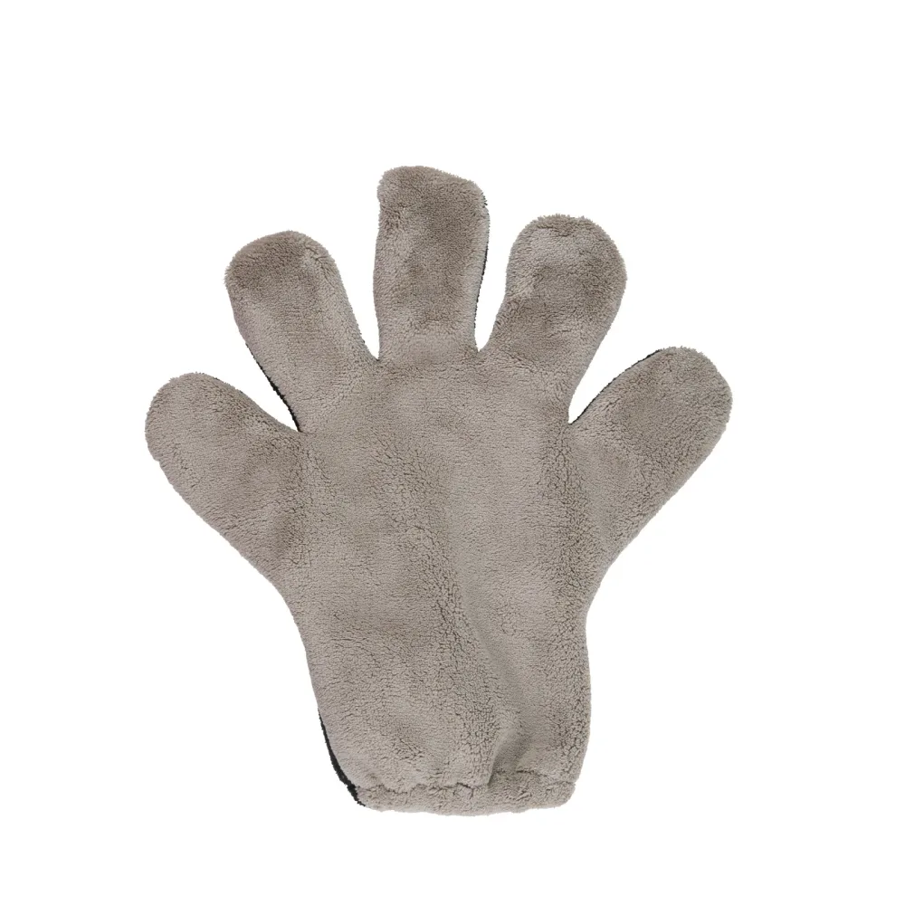 Waschhandschuh Auto 29 x 12 cm grau