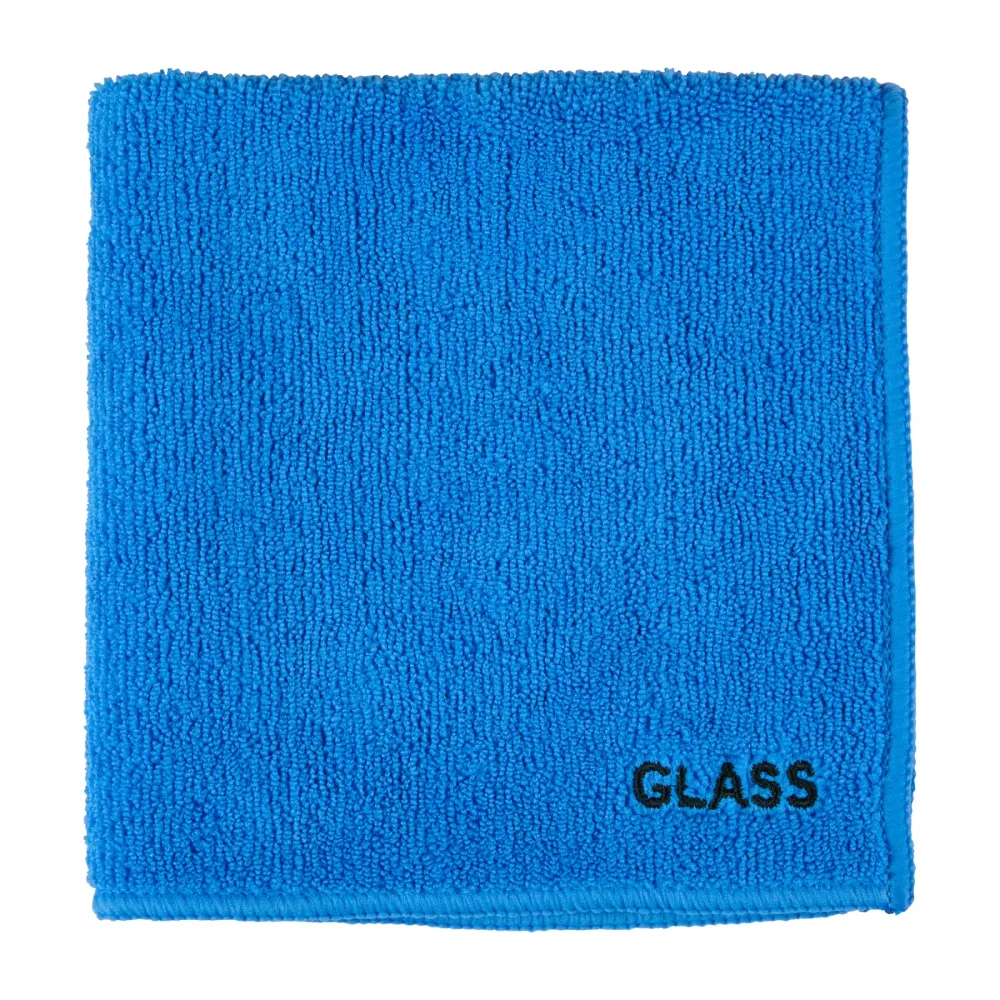 Mikrofasertuch Glas 35 x 35 cm blau