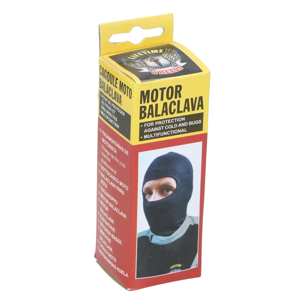 Motorrad Kopfmaske schwarz