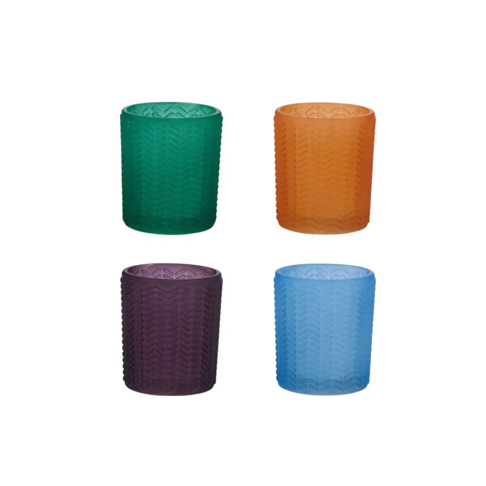 Teelichthalter Glas 6 x 7 cm