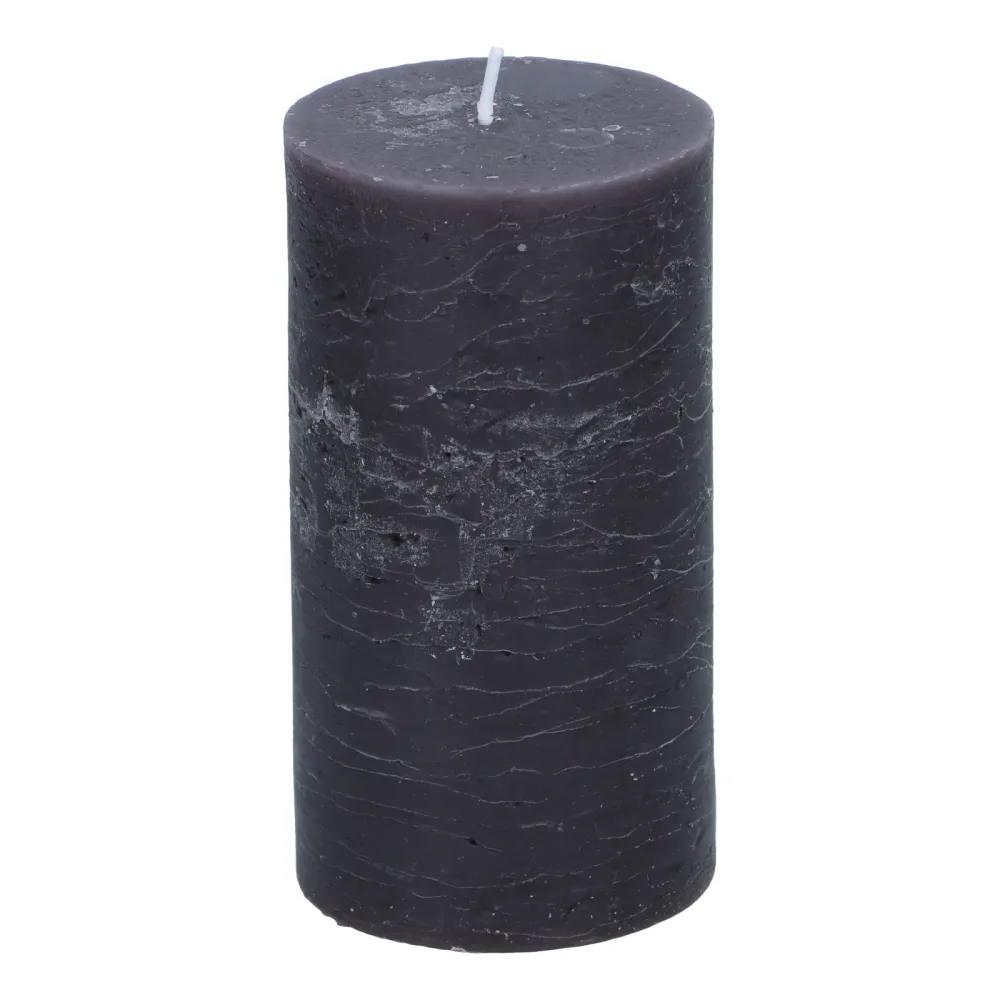 Kerze 7 x 13 cm schwarz