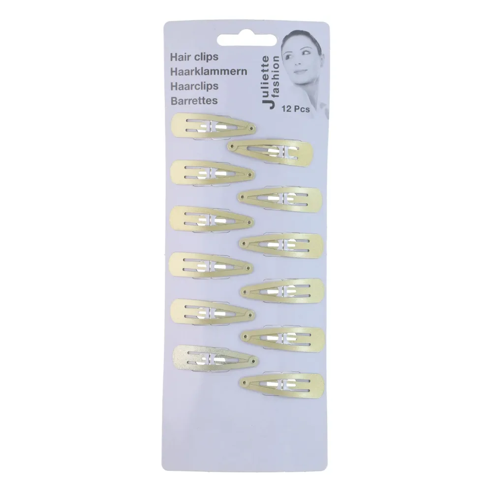 Haarspangen Metall 5 cm 12er Set