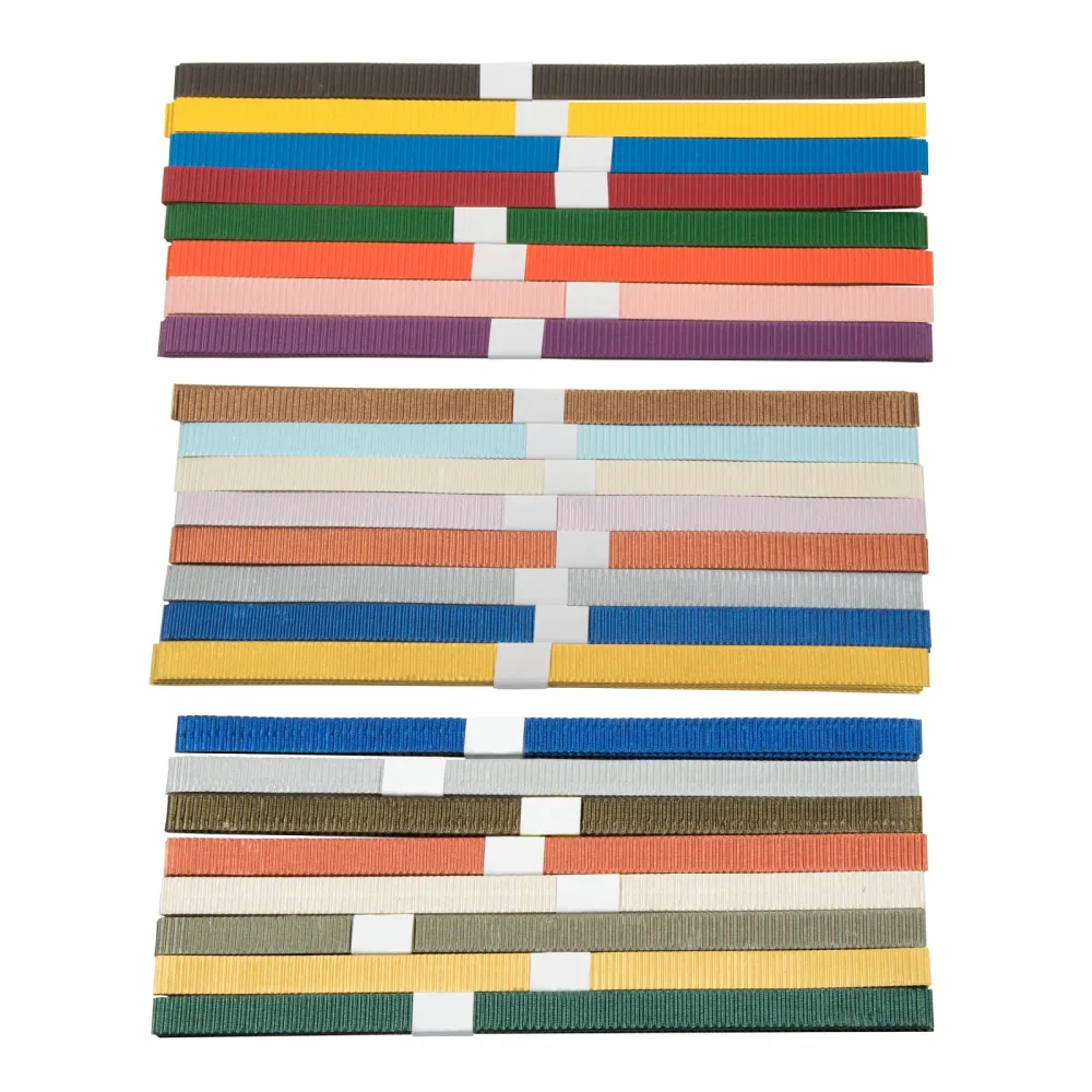 Bastelpapier Streifen Set 26 cm 40-teilig bunt