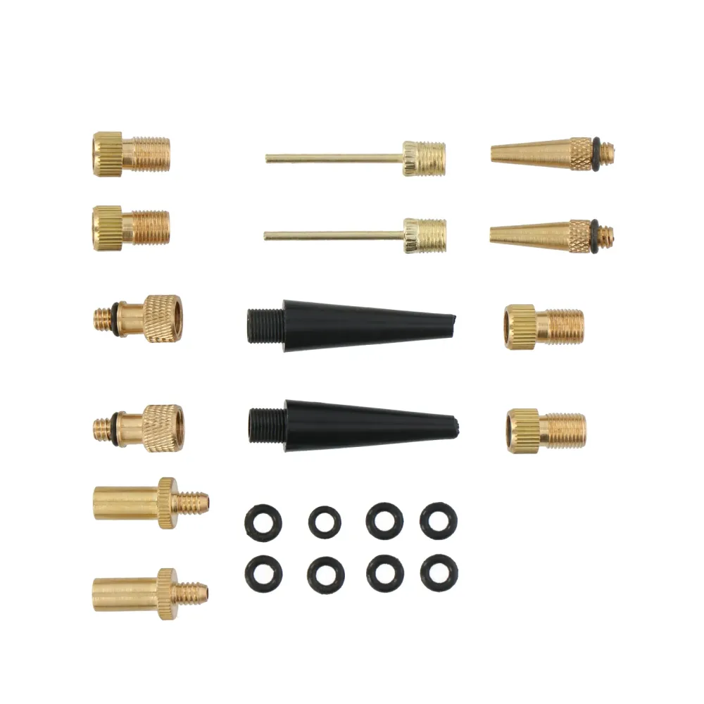 Fahrradventil Adapter Set Kupfer 14-teilig