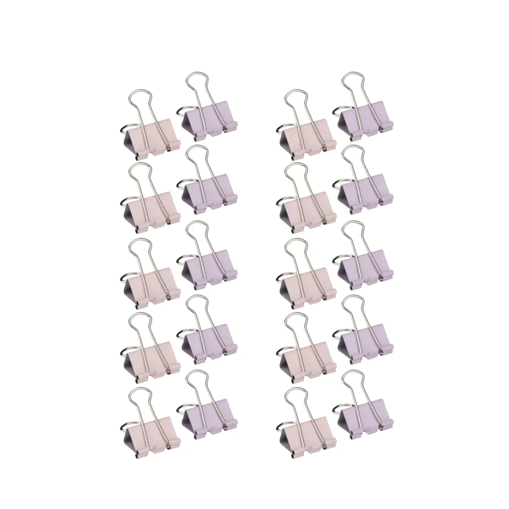 Büroklammer Set Metall 1.9 cm 20-teilig bunt