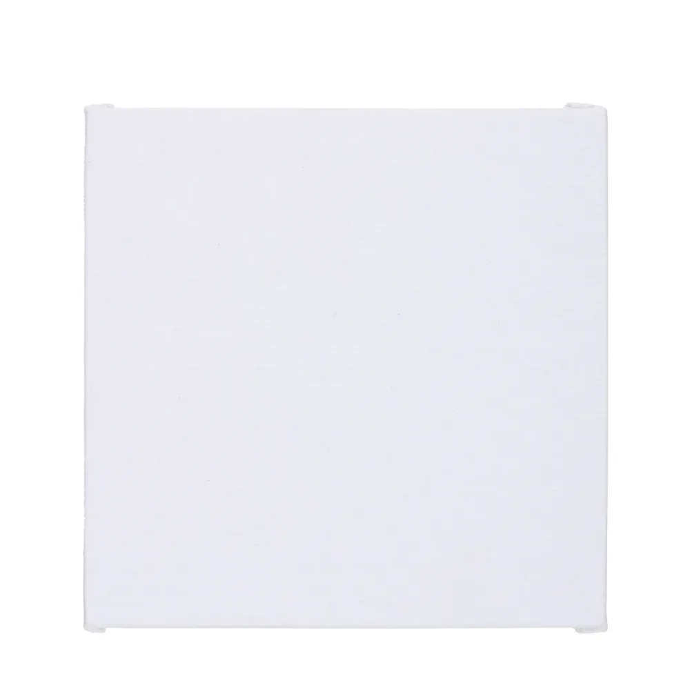 Leinwand 10 x 10 cm 5er Set weiss