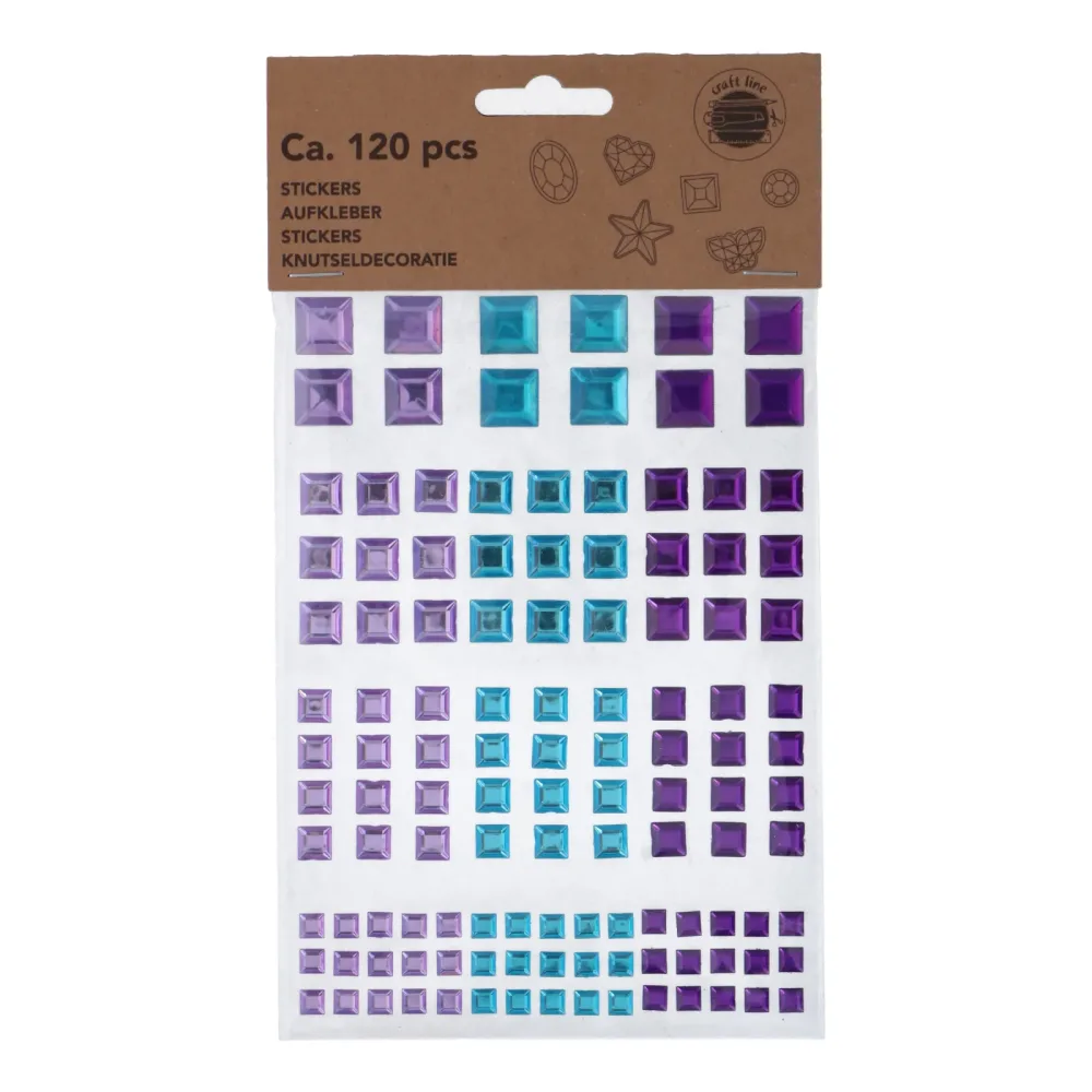 Sticker Aufkleber Set Diamant 120-teilig