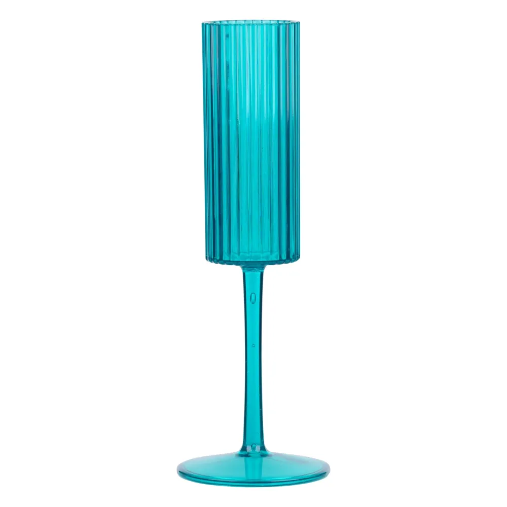 Champagnerglas 100 ml blau
