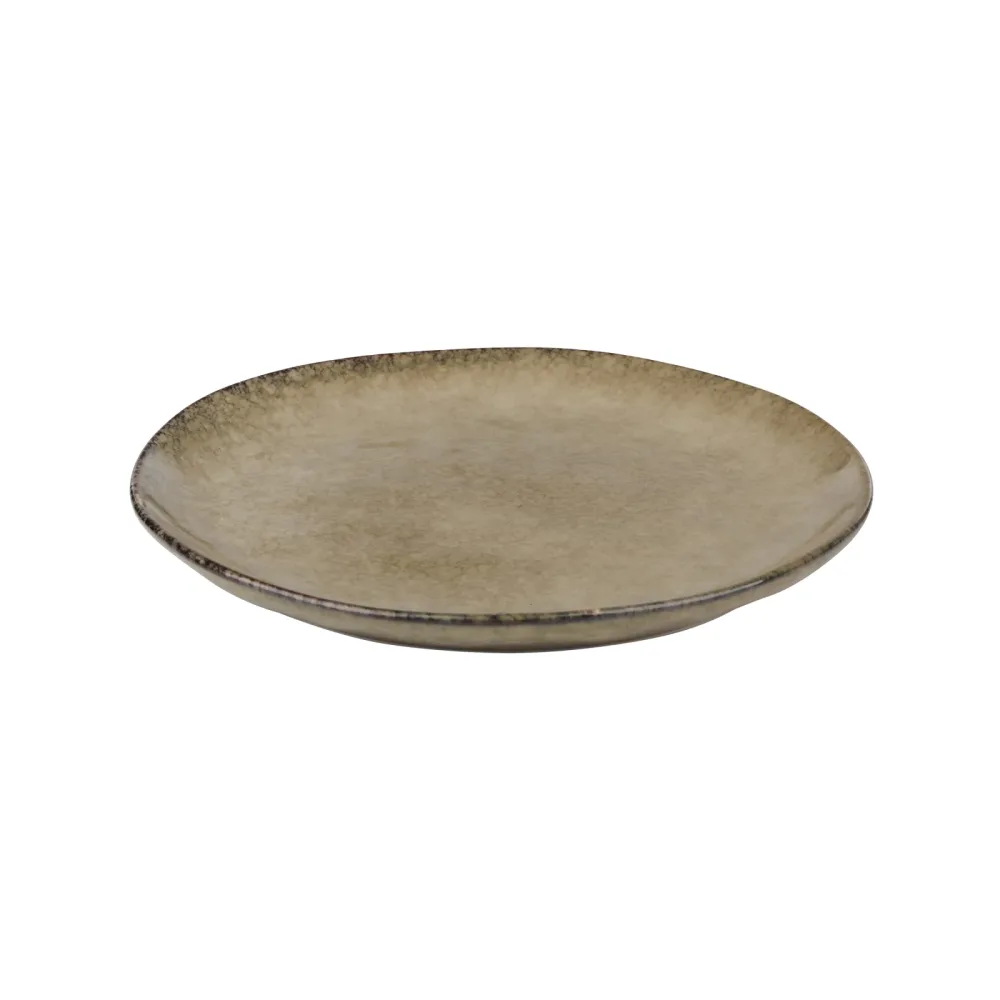 Teller Keramik 20 cm beige