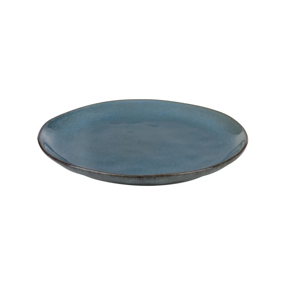 Teller Keramik 20 cm blau