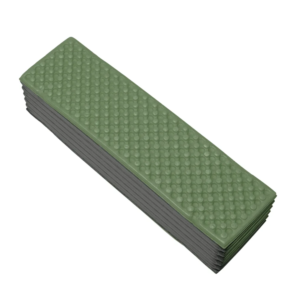 Campingmatte faltbar 186 x 57 cm olivgrün