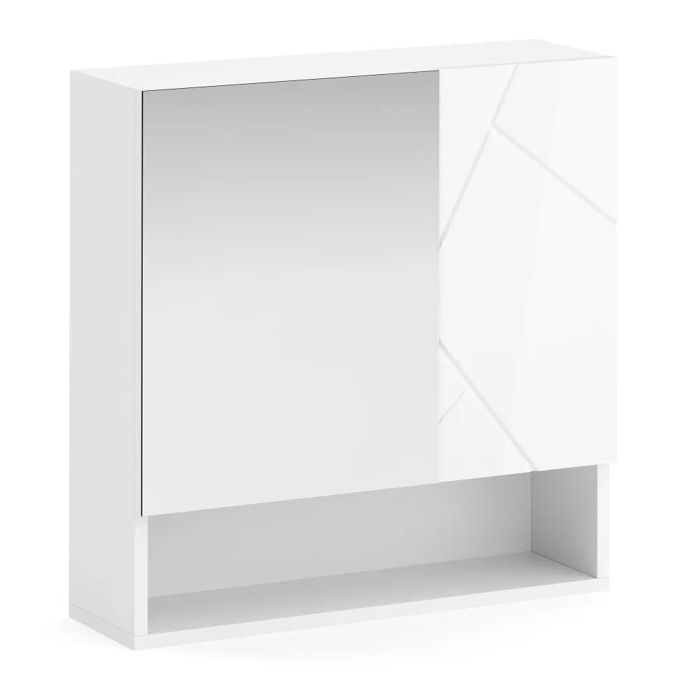 Spiegelschrank Bad AQUALIA 54 x 17 x 55 cm weiss
