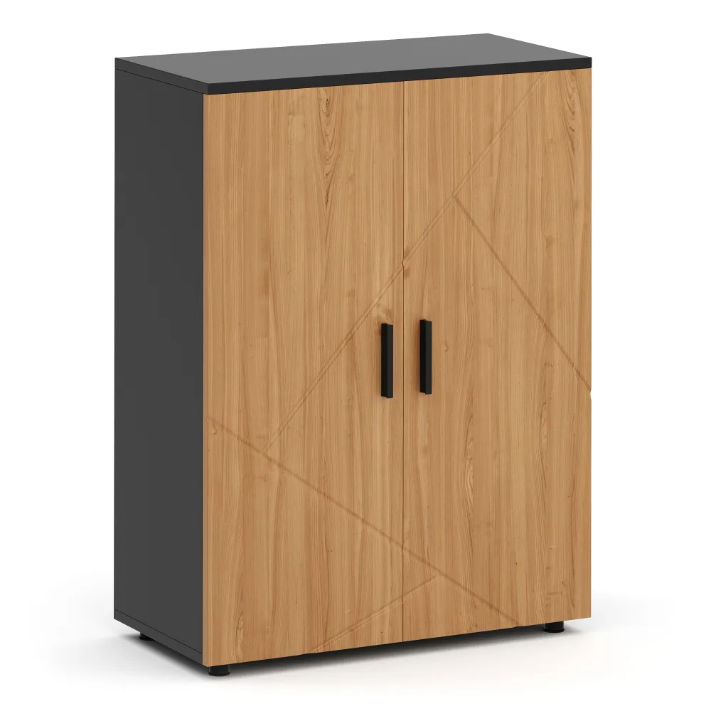 Badezimmerschrank AQUALIA 60 x 30 x 81 cm braun/schwarz
