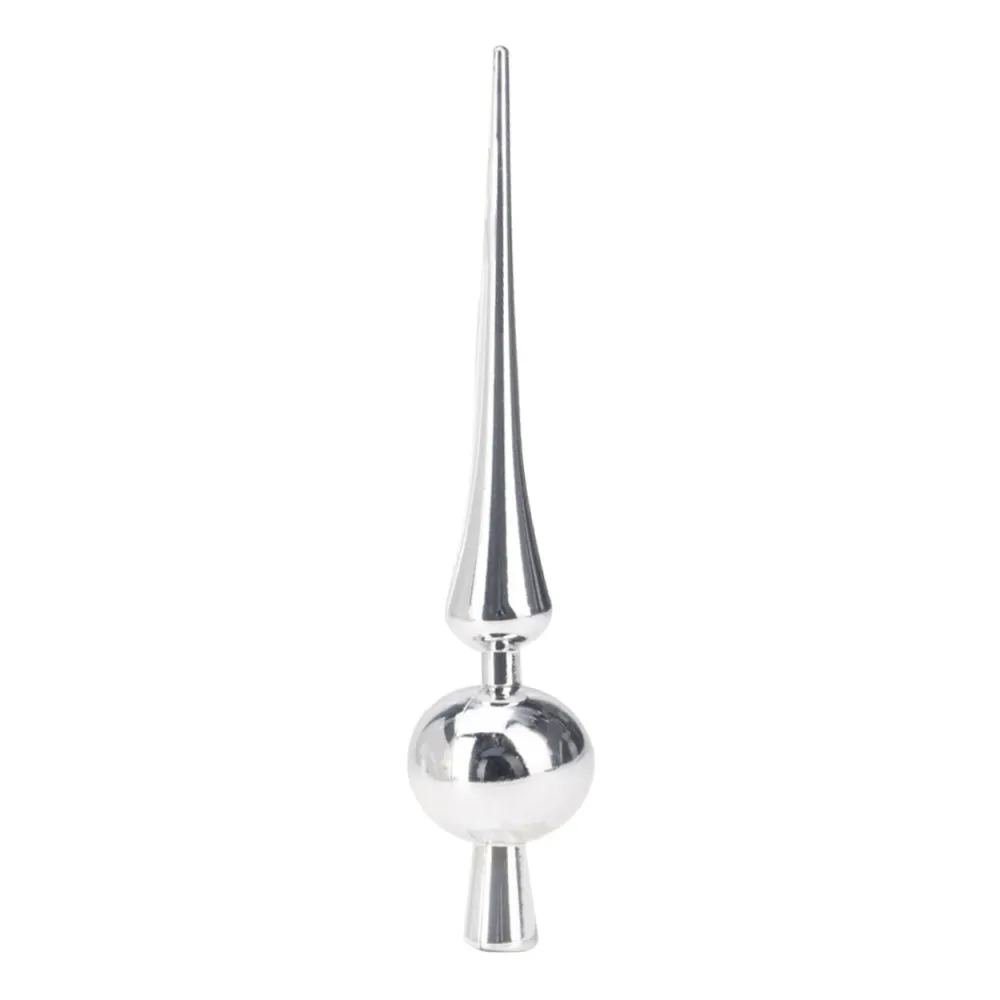 Christbaumspitze 30 cm silber