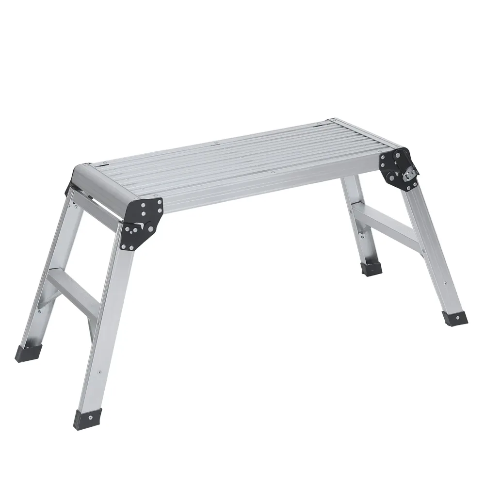Arbeitsplattform Aluminium klappbar 75 x 30 cm silber
