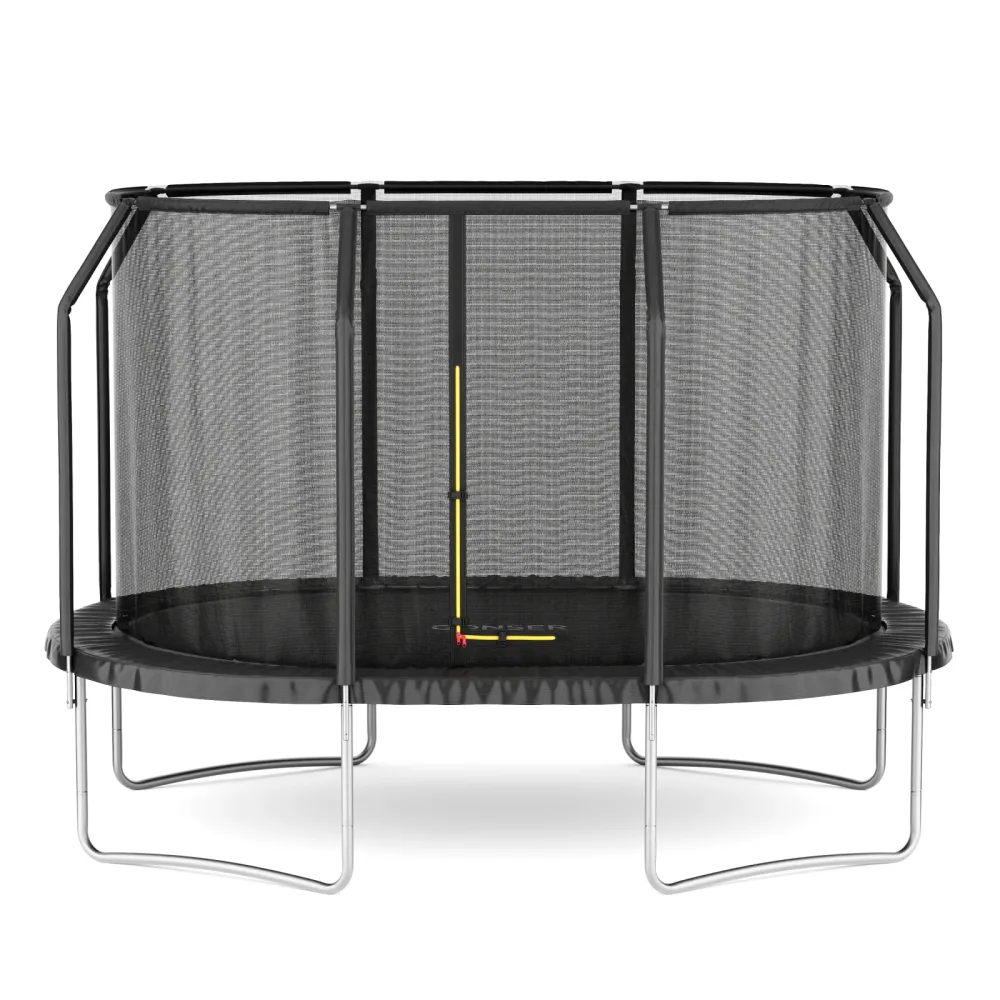 Trampolin oval 244 x 366 cm inkl. Sicherheitsnetz