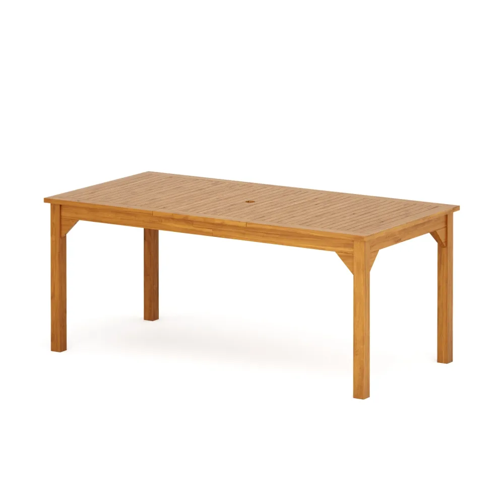 Gartentisch Holz LINDEN 180 x 90 cm