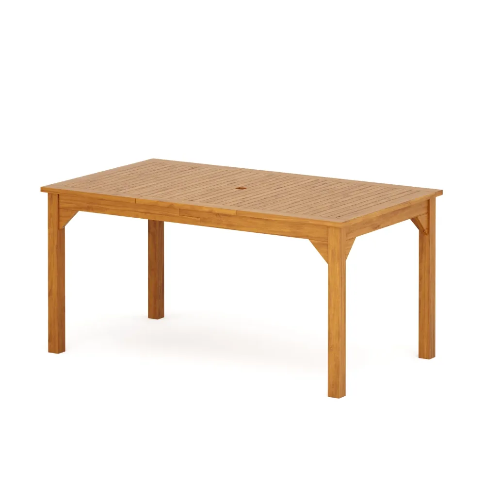 Gartentisch Holz LINDEN 156 x 90 cm
