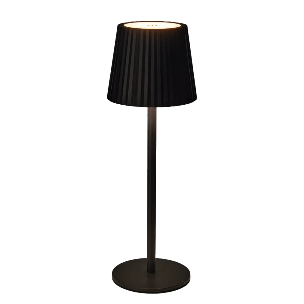 LED Tischlampe dimmbar 9 x 27 cm schwarz