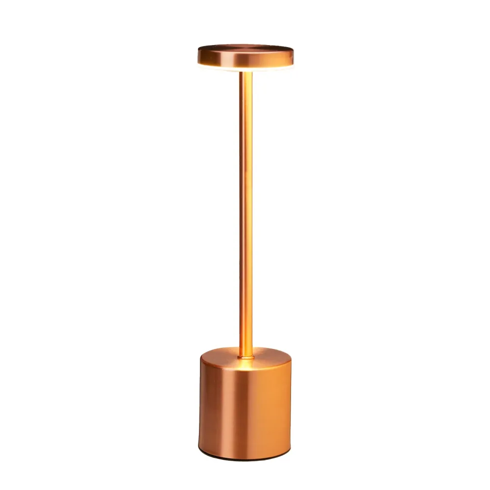 LED Tischlampe dimmbar 8 x 34 cm kupfer
