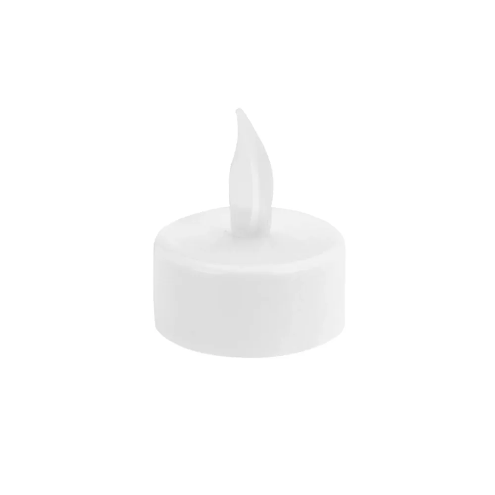 LED Teelicht 24er Set weiss