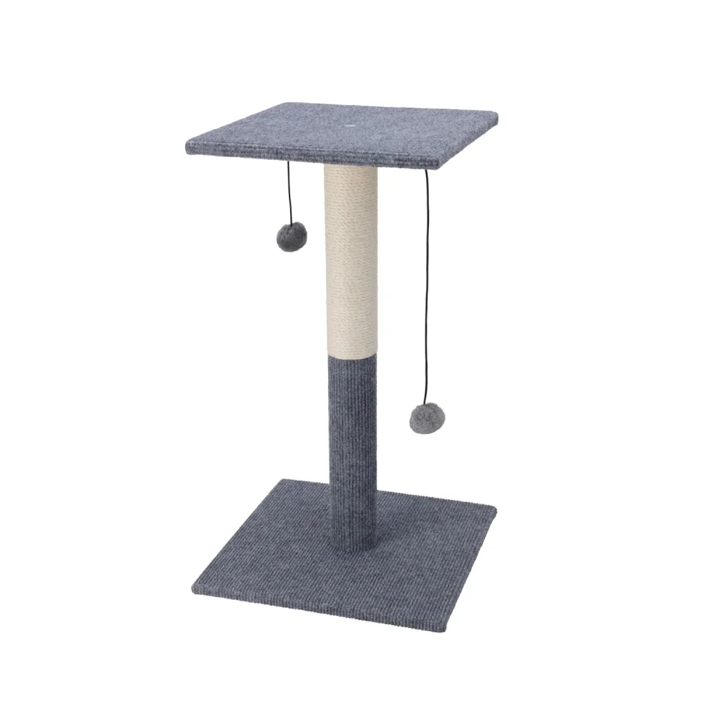 Katzenbaum 60 cm grau/braun