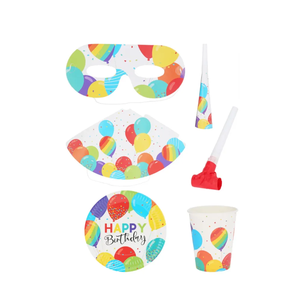 Party Set Ballon 36-teilig bunt