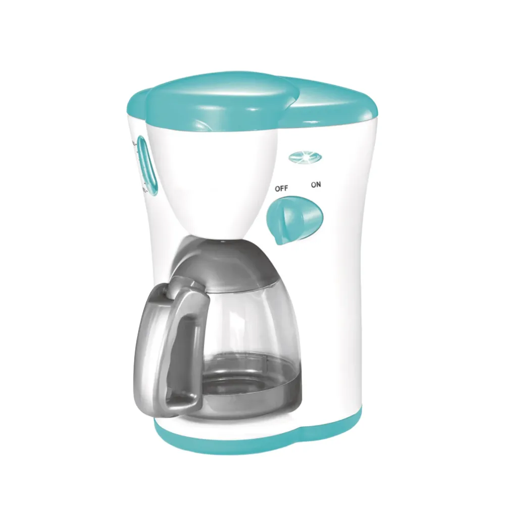 Spielzeug Kaffeemaschine 21 x 15 x 24 cm weiss/blau