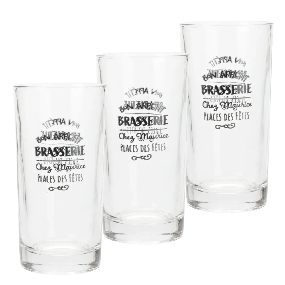 Trinkglas 3er Set 295 ml 4-teilig