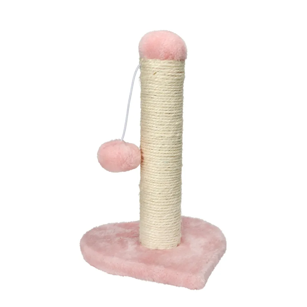 Katzenbaum Herz 30 cm rosa