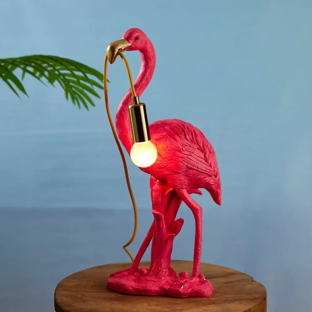 Tischlampe Flamingo 45 cm pink