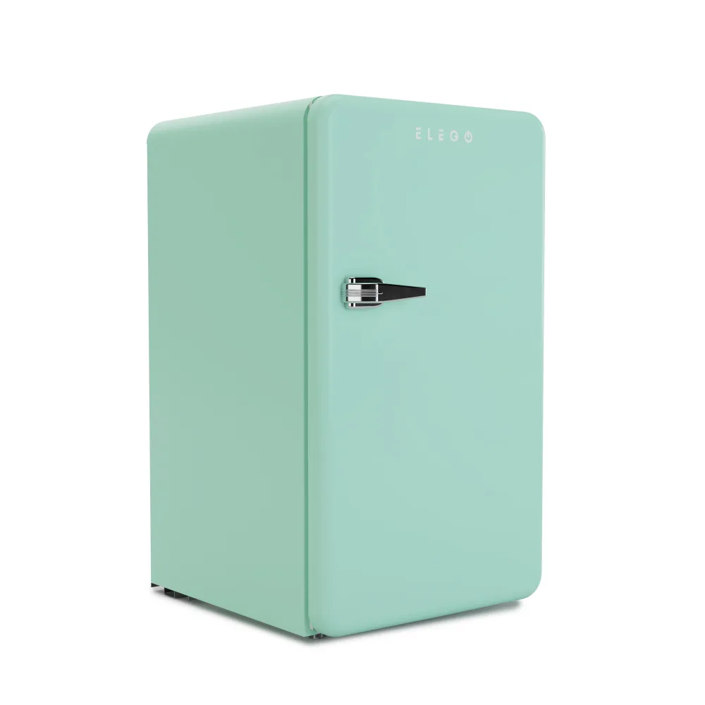 Kühlschrank mit Gefrierfach Retro 90L mint