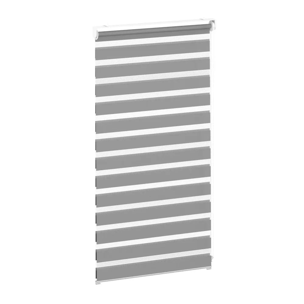 Doppelrollo TOKYO 80 x 160 cm grau