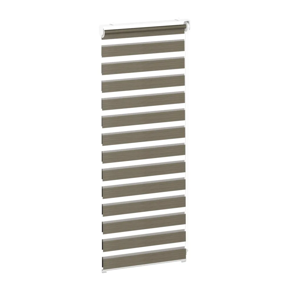 Doppelrollo HANOI 60 x 160 cm braun