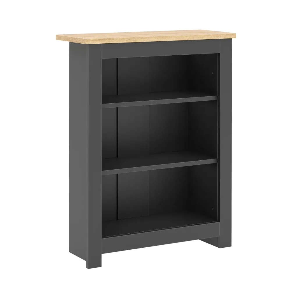 Bücherregal ARLES 60 x 24 x 75 cm anthrazit