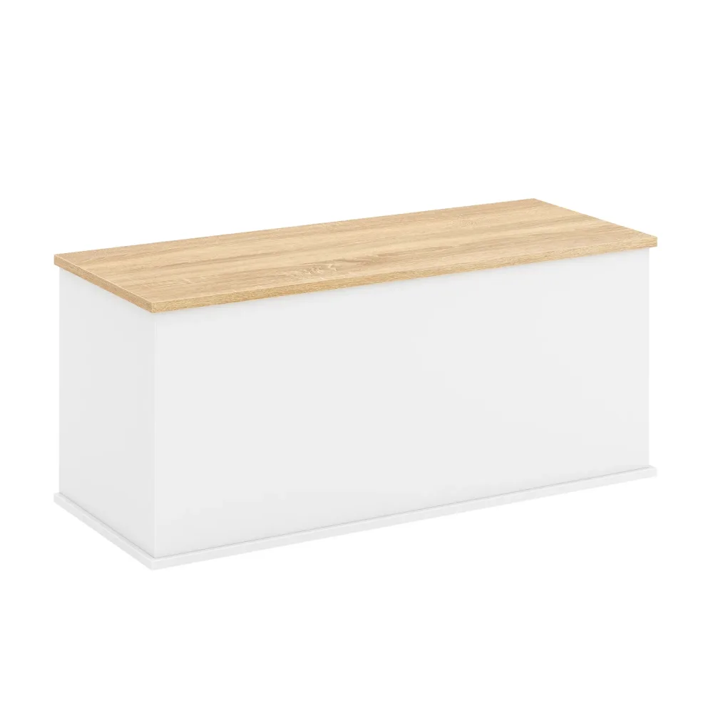 Truhe ARLES 100 x 40 x 47 cm weiss