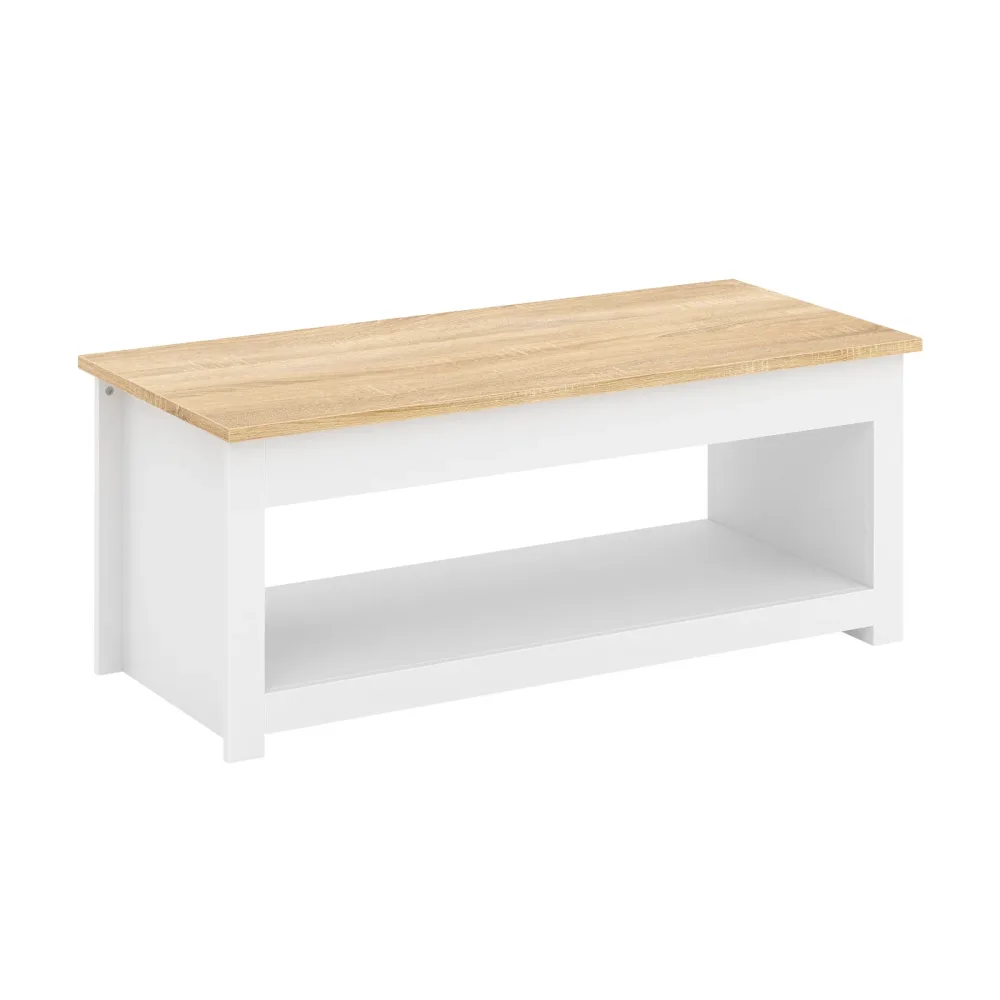 Beistelltisch ARLES 105 x 47 x 41 cm weiss