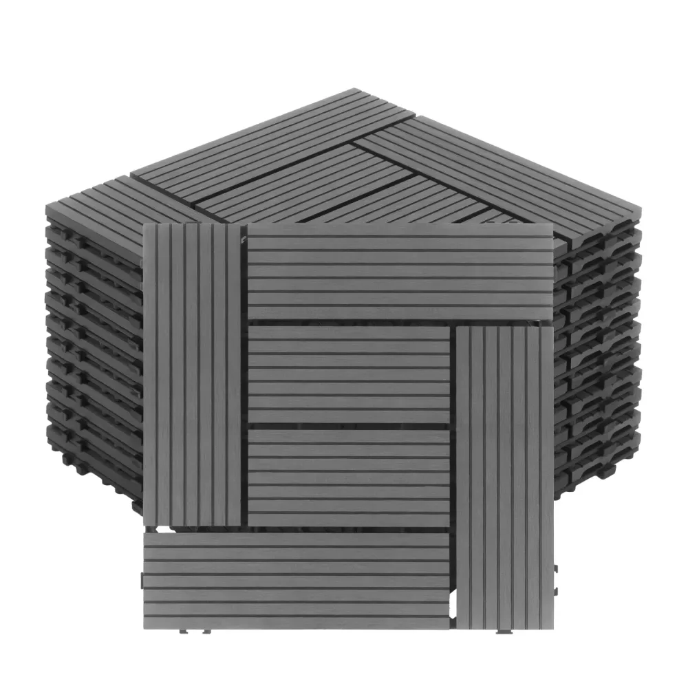 Bodenplatte FINIX 22er Set 30 x 30 cm anthrazit
