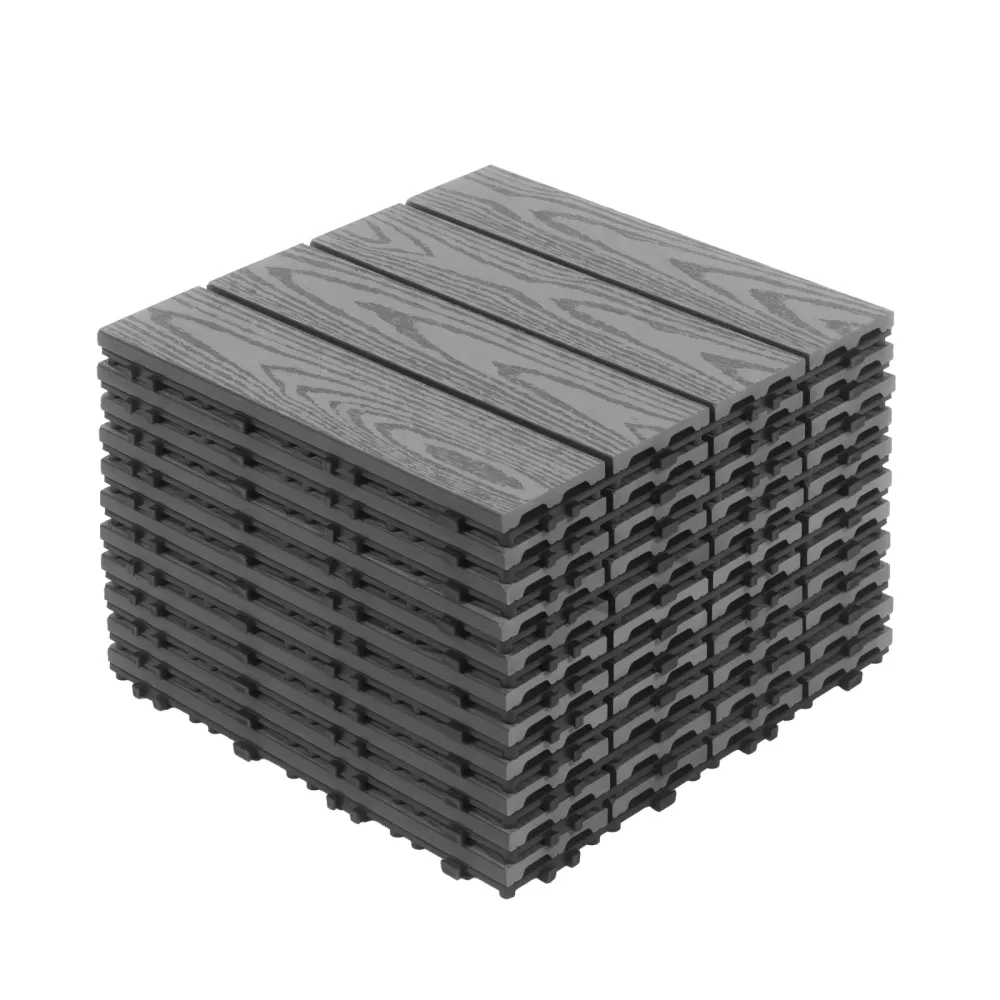 Bodenplatte BENTON 22er Set 30 x 30 cm anthrazit