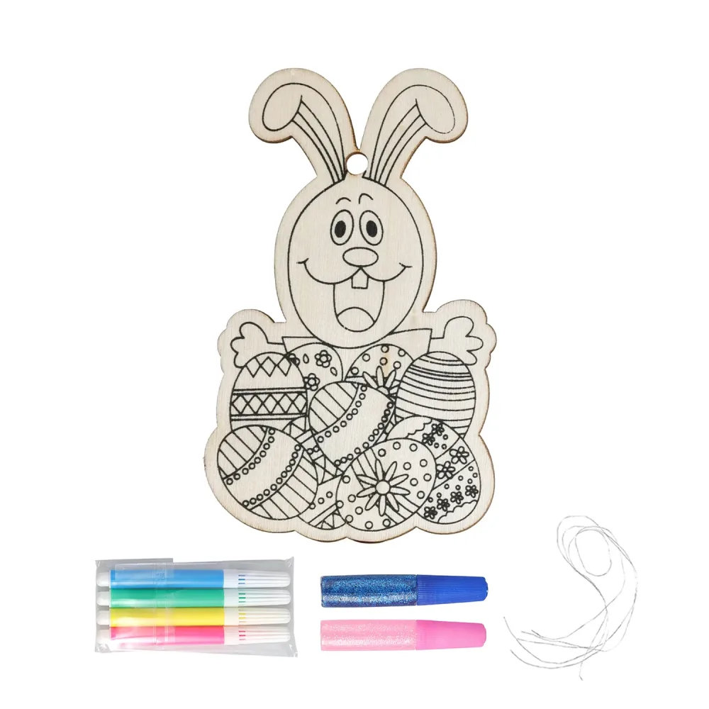 Malset Ostern Holz 7-teilig