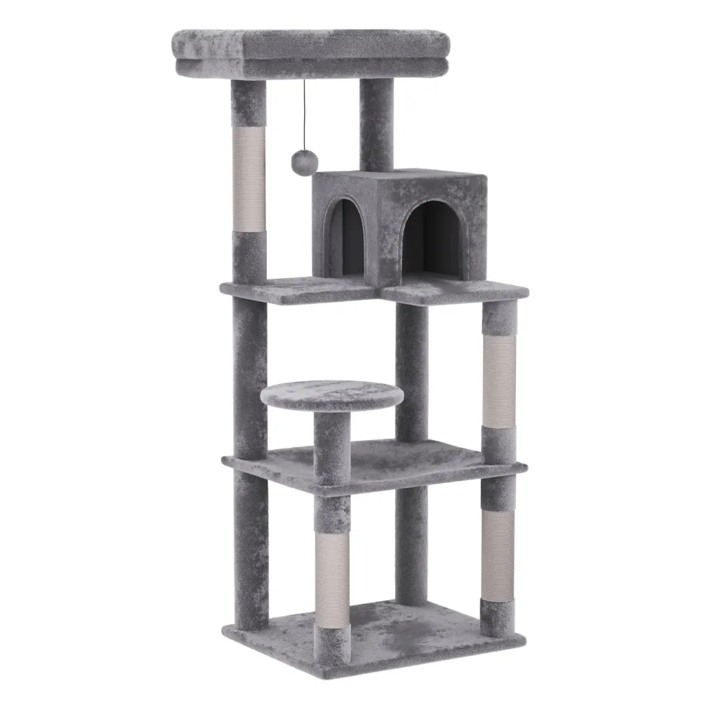 Katzenbaum ASGARD 143 cm hellgrau