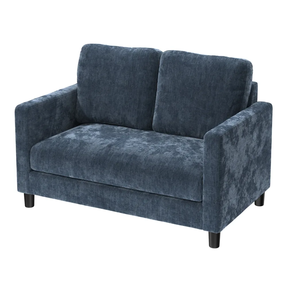Sofa WINKLER 2-Sitzer dunkelblau