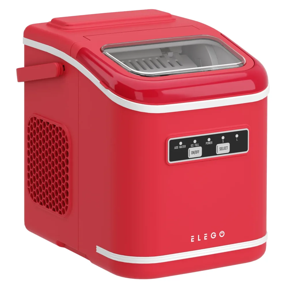 Eiswürfelmaschine VITER rot 1.4L - 12 kg / 24 h