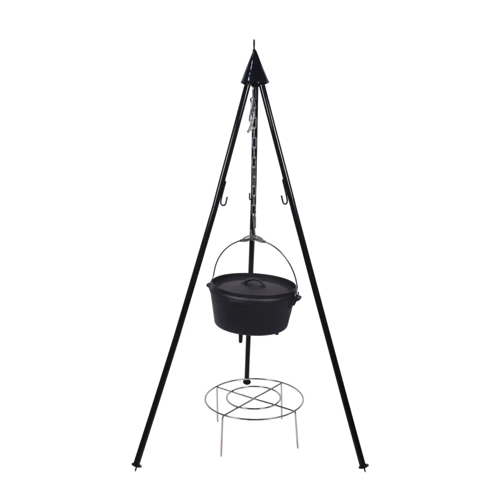 BBQ Dreibein Set Gusseisen 6-teilig