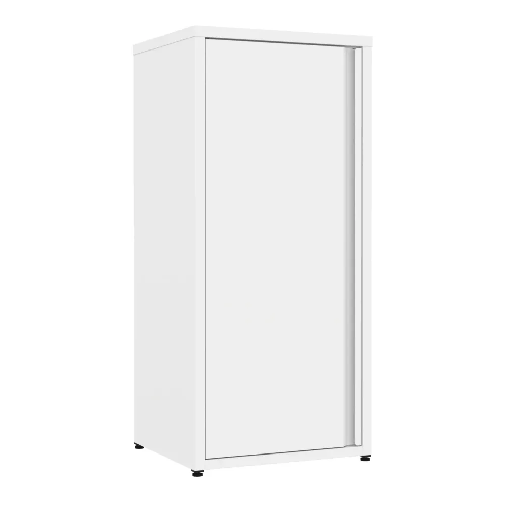 Aktenschrank mit 2 Böden YUKON 40 x 88 cm weiss