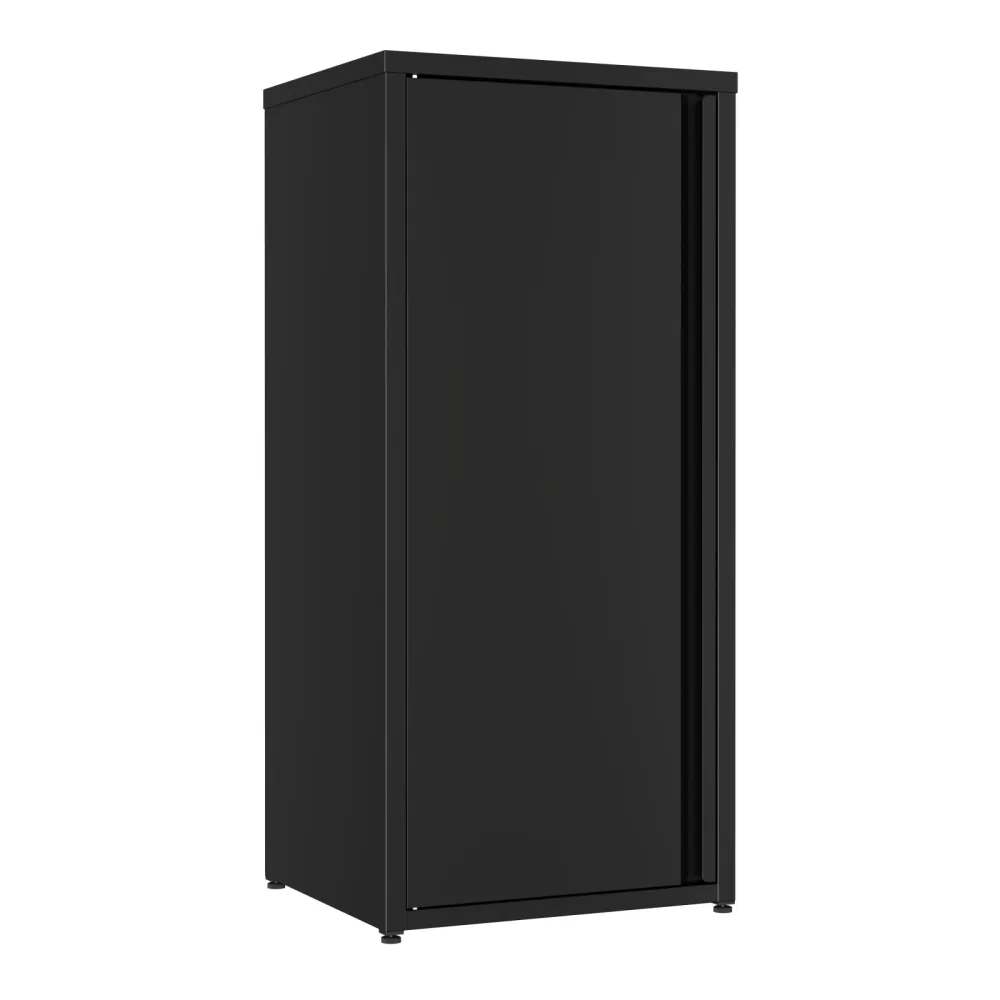 Aktenschrank mit 2 Böden YUKON 40 x 88 cm schwarz