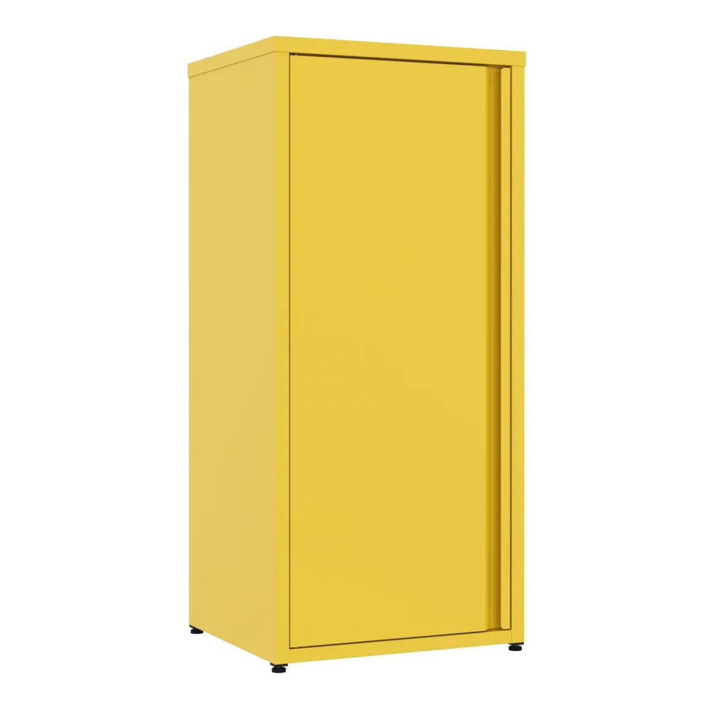 Aktenschrank mit 2 Böden YUKON 40 x 88 cm gelb