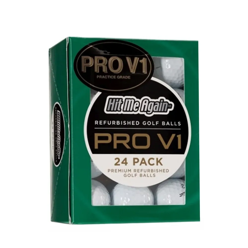 Pro V1 Golfball 24er Set Practice Grade Standard weiss