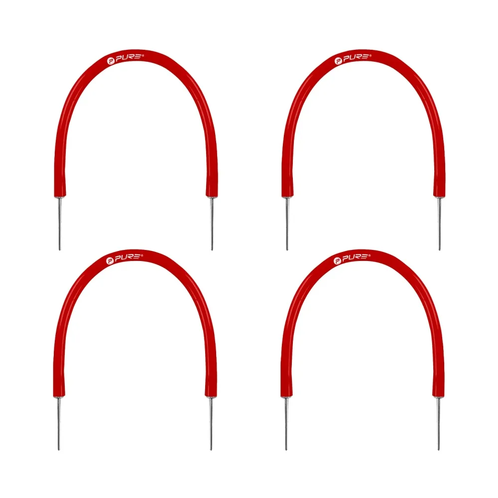 Pure2Improve Golf Putting Gate Trainingsbogen 4er Set rot